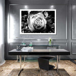 Monochromatic Rose Wall Art