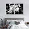 Monochromatic Rose Wall Art