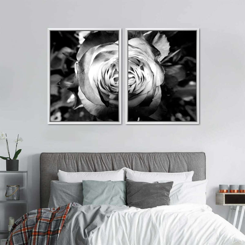Monochromatic Rose Wall Art