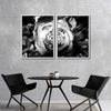 Monochromatic Rose Wall Art