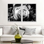 Monochromatic Rose Wall Art