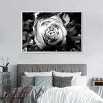 Monochromatic Rose Wall Art