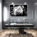 Monochromatic Rose Wall Art