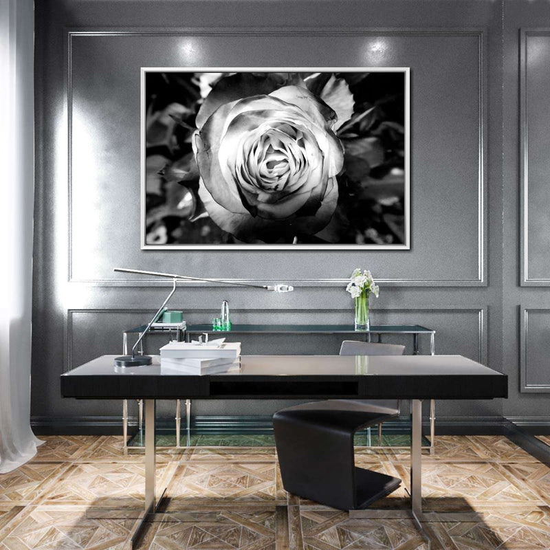 Monochromatic Rose Wall Art