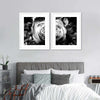Monochromatic Rose Wall Art