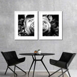 Monochromatic Rose Wall Art