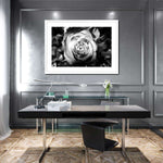 Monochromatic Rose Wall Art