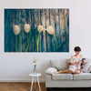 Pristine White Tulips Wall Art