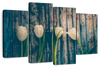 Pristine White Tulips Wall Art