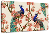 Royal Blue Peacocks Wall Art