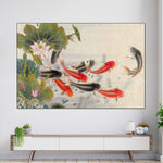 Japanese Koi Pond Wall Art