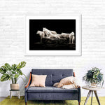 White Wolves Wall Art