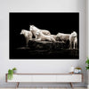 White Wolves Wall Art