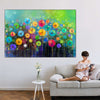 Rainbow Flowers Wall Art