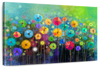 Rainbow Flowers Wall Art