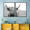 Solitary Highland Cow Wall Art
