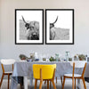 Solitary Highland Cow Wall Art