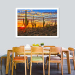Sunset Cactus Wall Art