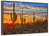 Sunset Cactus Wall Art
