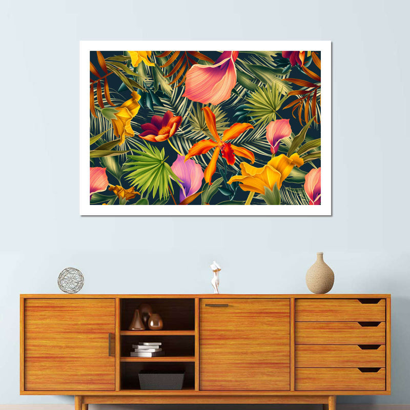 Tropical Floral Wall Art