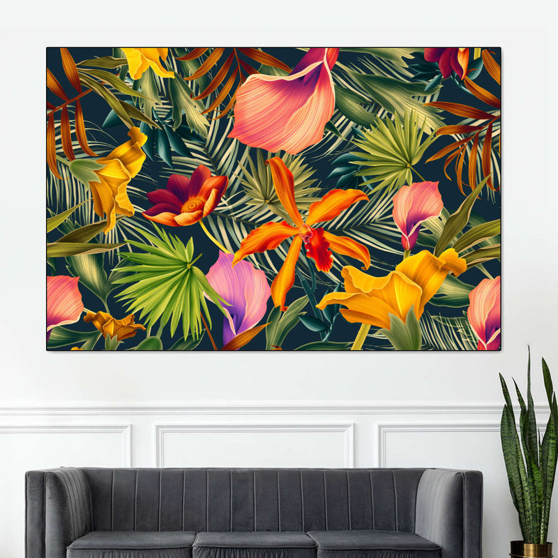 Tropical Floral Wall Art