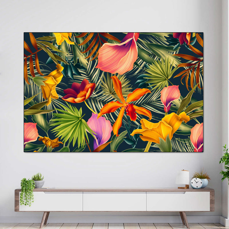 Tropical Floral Wall Art