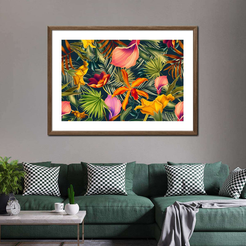 Tropical Floral Wall Art
