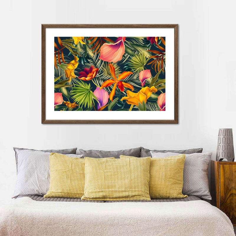 Tropical Floral Wall Art