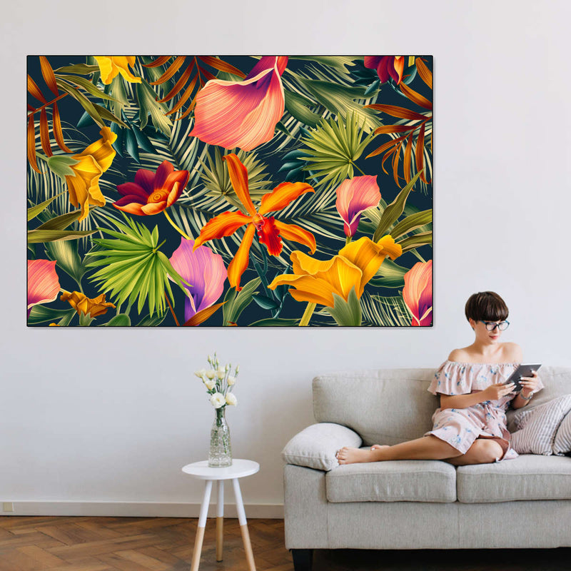 Tropical Floral Wall Art