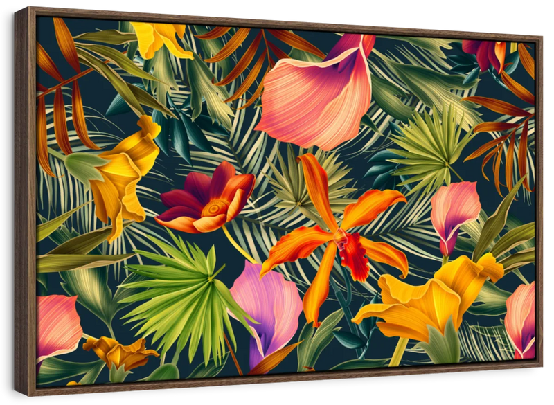 Tropical Floral Wall Art