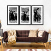 Monochrome Angus Cows Wall Art