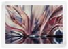 Pink And Silver Abstract Wall Art