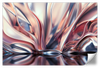 Pink And Silver Abstract Wall Art
