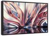Pink And Silver Abstract Wall Art