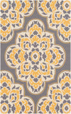 Lashburn Global Bright Yellow Area Rug