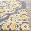 Lashburn Global Bright Yellow Area Rug