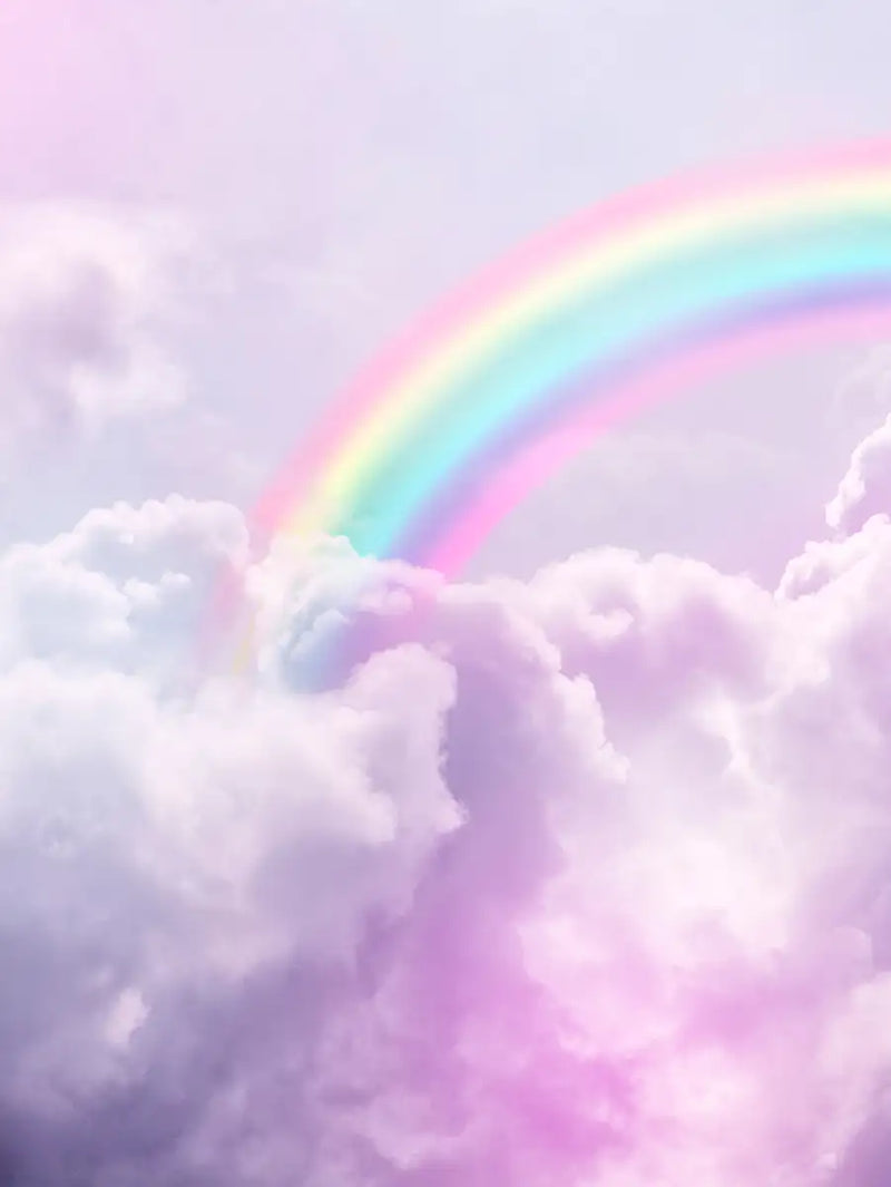 Rainbow On Clouds Wall Art