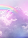 Rainbow On Clouds Wall Art
