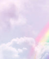 Rainbow On Clouds Wall Art