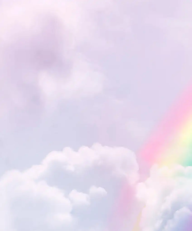 Rainbow On Clouds Wall Art