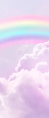 Rainbow On Clouds Wall Art