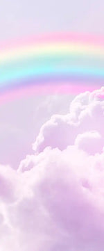 Rainbow On Clouds Wall Art