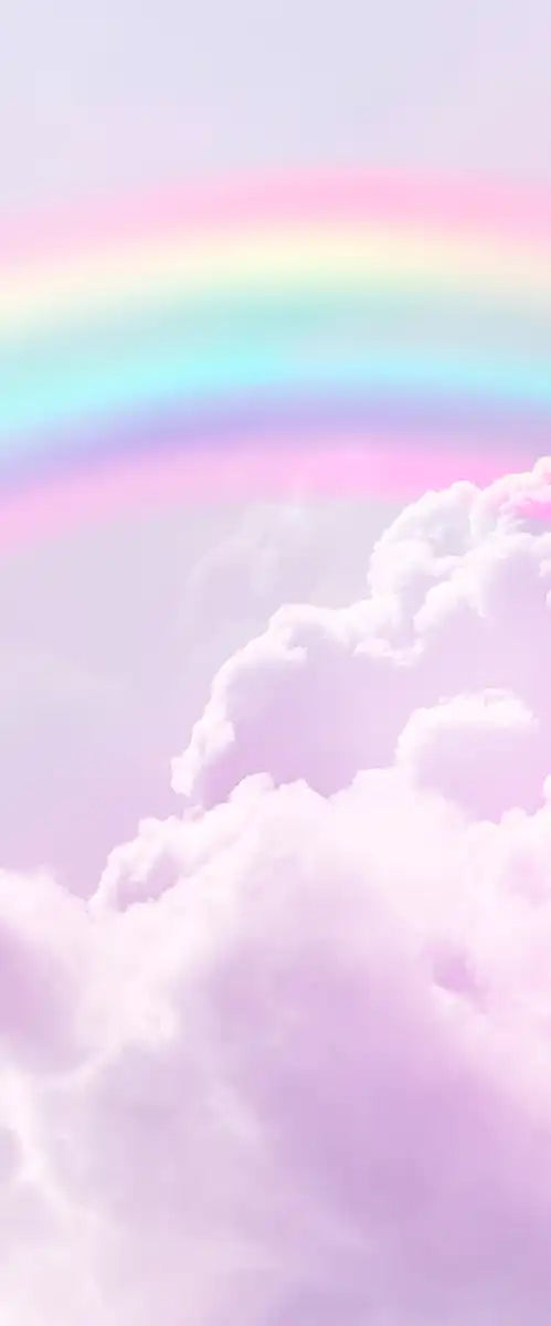 Rainbow On Clouds Wall Art