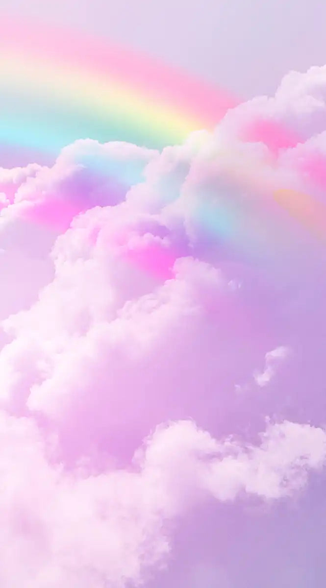 Rainbow On Clouds Wall Art