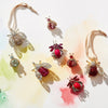Gem bug clip set, rainbow
