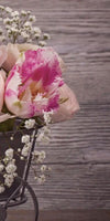 Ranunculus Bicycle Vase Wall Art