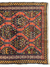 Rare Antique Handmade Caucasian Kazak Rug 4’ x 9’