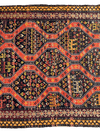 Rare Antique Handmade Caucasian Kazak Rug 4’ x 9’