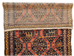 Rare Antique Handmade Caucasian Kazak Rug 4’ x 9’