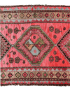 Rare Antique Handmade Caucasian Runner Rug 3’7" x 9’2"